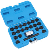 Set di utensili per bloccaggio ruote per BMW F01 F10 F20 F30, chiave per bloccaggio ruote, 22 pezzi.