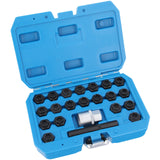 Set di utensili per bloccaggio ruote per BMW F01 F10 F20 F30, chiave per bloccaggio ruote, 22 pezzi.