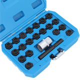 Set di utensili per bloccaggio ruote per BMW F01 F10 F20 F30, chiave per bloccaggio ruote, 22 pezzi.