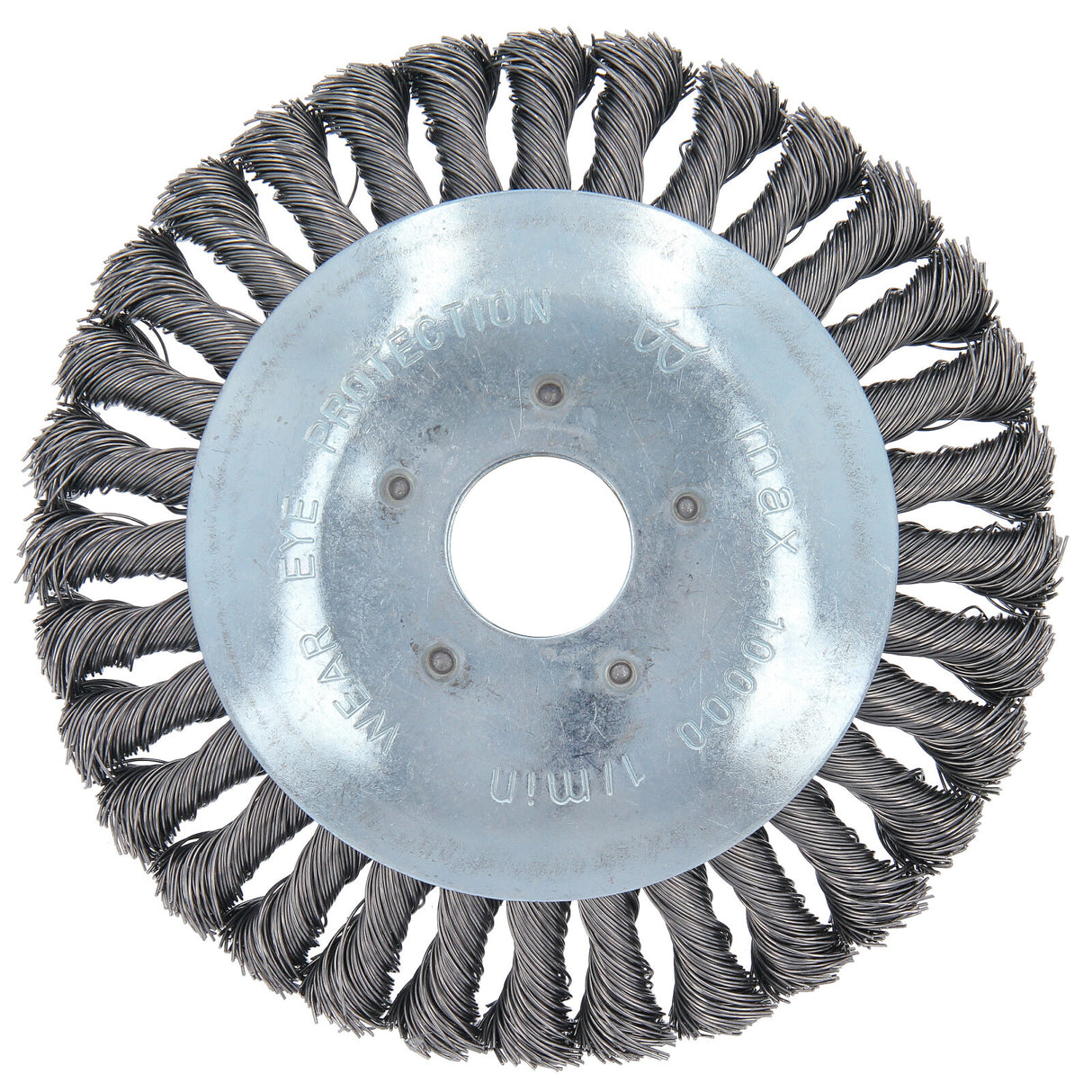 Spazzola professionale per erbacce 25,4x150mm per decespugliatore intrecciata