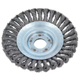 Spazzola professionale per erbacce 25,4x150mm per decespugliatore intrecciata