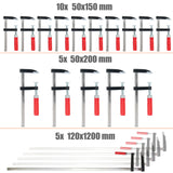 1/5/10 morsetto a vite morsetto a vite morsetti a vite manico in plastica manico in legno morsetto di serraggio