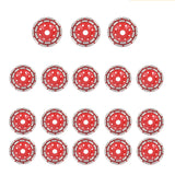 3/5/10 Disco abrasivo diamantato a doppia fila Disco abrasivo per calcestruzzo Ø125mm Rosso