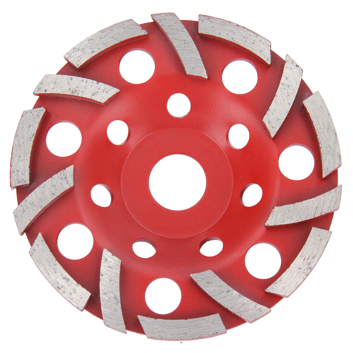 3/5/10 Disco abrasivo diamantato a doppia fila Turbo Disco abrasivo per calcestruzzo Ø 125mm Rosso