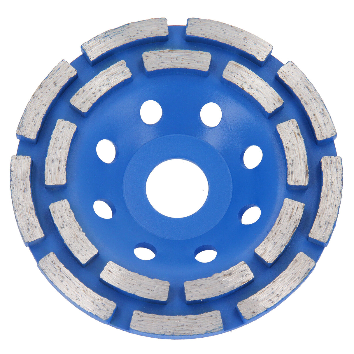 Disco abrasivo a doppia fila con tazza diamantata, disco abrasivo per calcestruzzo da 100 a 230 mm