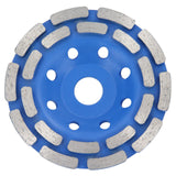 3/5/10 Disco abrasivo diamantato a doppia fila Disco abrasivo a tazza Calcestruzzo Ø 180mm