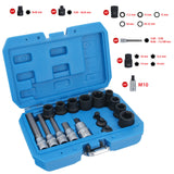 Set di chiavi a bussola speciali per pinze freno Audi BMW Ford Mercedes Porsche 17 pezzi