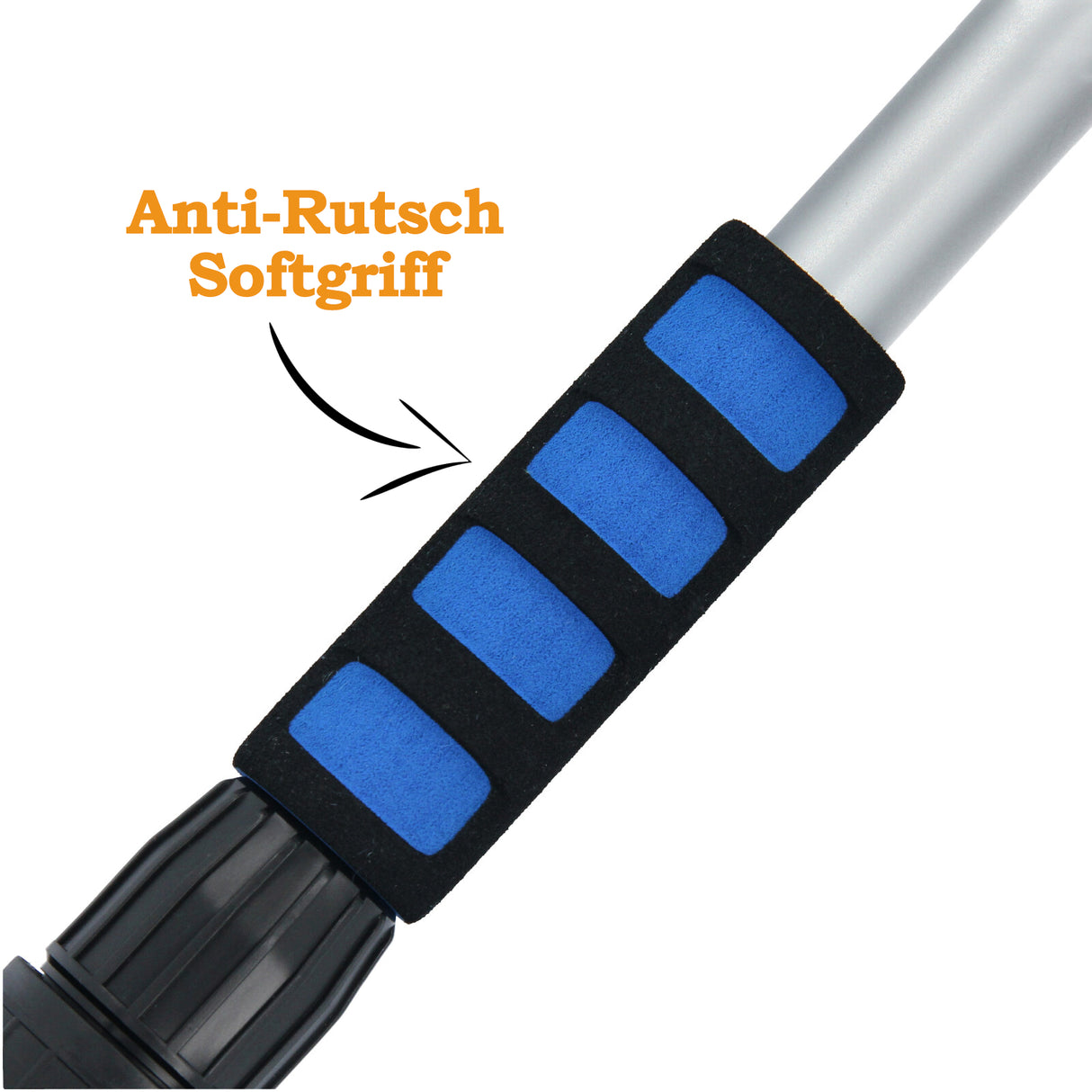 Spazzola telescopica in alluminio per lavaggio auto 100 – 173 cm Spazzola per lavaggio auto estensibile per camion