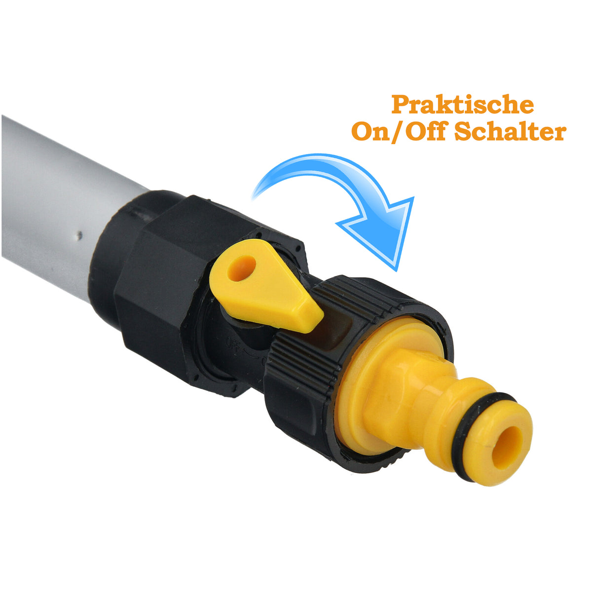 Spazzola per autolavaggio Spazzola per lavaggio Telescopio ALU 110-175cm Lunghezza per la cura dell'auto, camion e veicoli