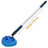 Spazzola telescopica per lavaggio auto Spazzola in microfibra per lavaggio auto 100-170 cm Pulizia camion auto
