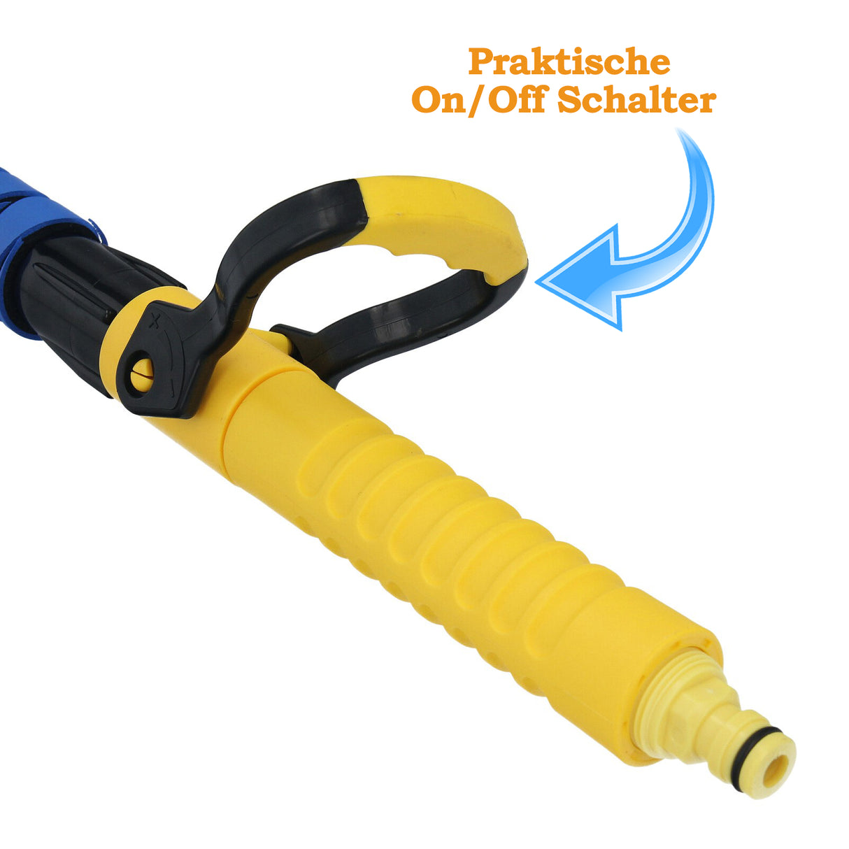 Spazzola telescopica per autolavaggio Spazzola per lavaggio con contenitore per shampoo 115 - 175 cm Autocarro