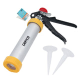 Pistola per giunti, pistola per malta, pistola per silicone, pressa per cartucce da 300+600 ml, siringa per malta