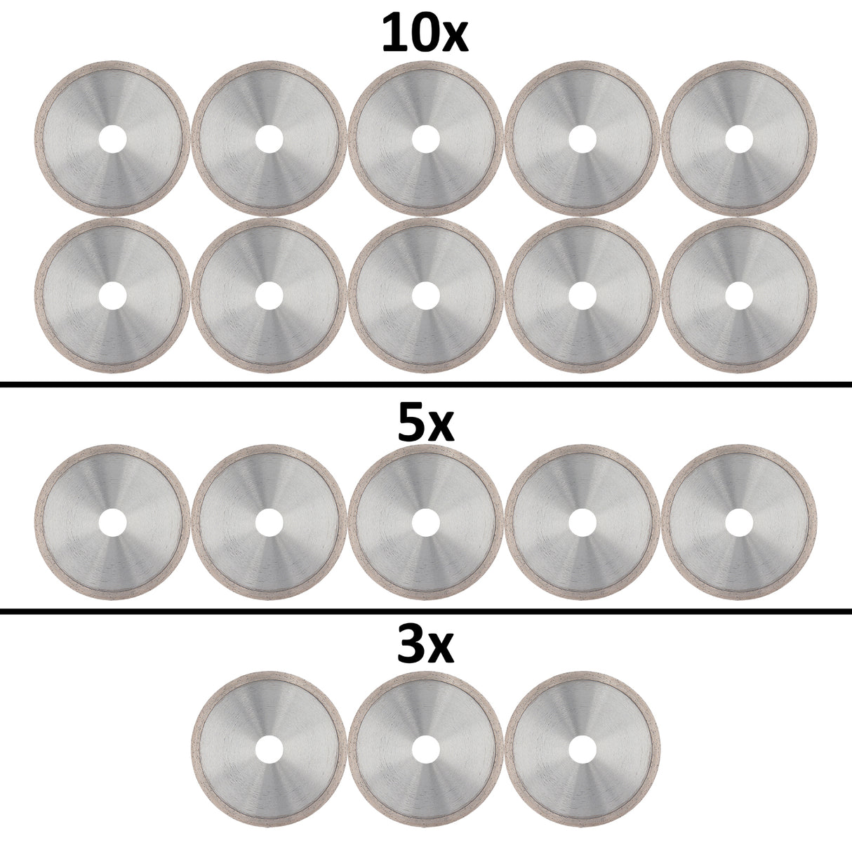 Disco diamantato per smerigliatrice angolare Diametro 125 mm - Piastrelle