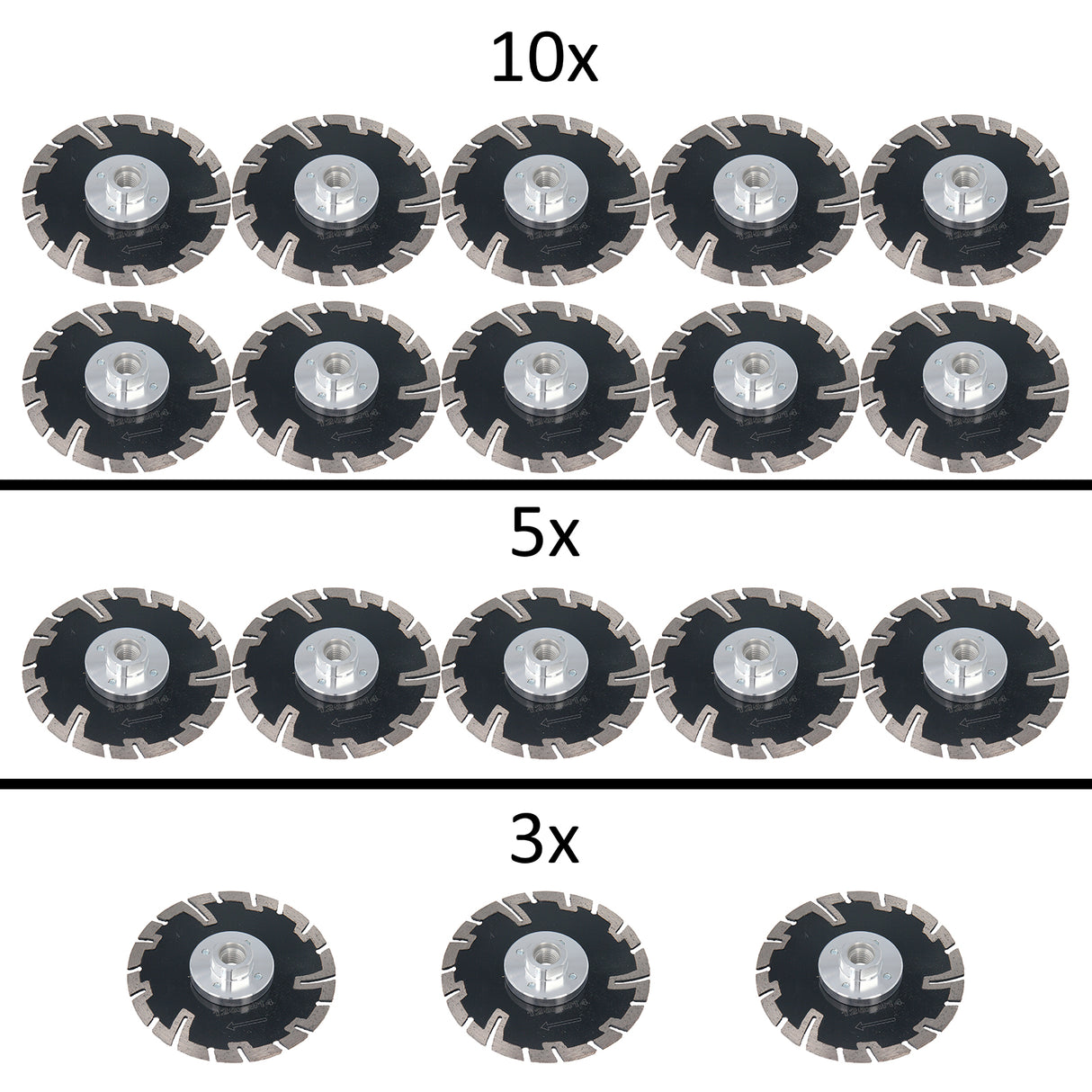 Disco diamantato da taglio 125 mm Disco diamantato da taglio con flangia M 14