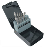 GEPCO set di punte per fori carotaggio punte elicoidali HSS tagliafili M3-M12 14 pezzi