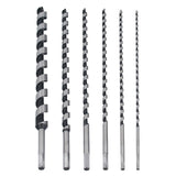 Set da 6 punte per legno, punte elicoidali, punte per coclea, diametro 6-25 mm, lunghezza 460 mm