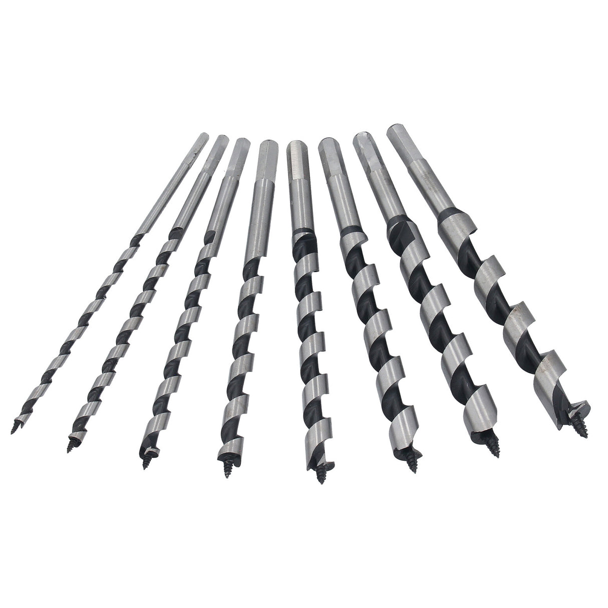 Set di 8 punte per trapano a coclea da 230 mm - punte per legno per travi