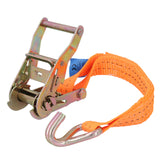 1 x cinghie di tensionamento con cricchetto e gancio 6m 2000kg TÜV GS cinghie a cricchetto 2 parti