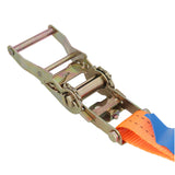 1 x cinghie di tensionamento con cricchetto e gancio 6m 2000kg TÜV GS cinghie a cricchetto 2 parti