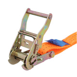 1 x cinghie di tensionamento con cricchetto e gancio 6m 2000kg TÜV GS cinghie a cricchetto 2 parti