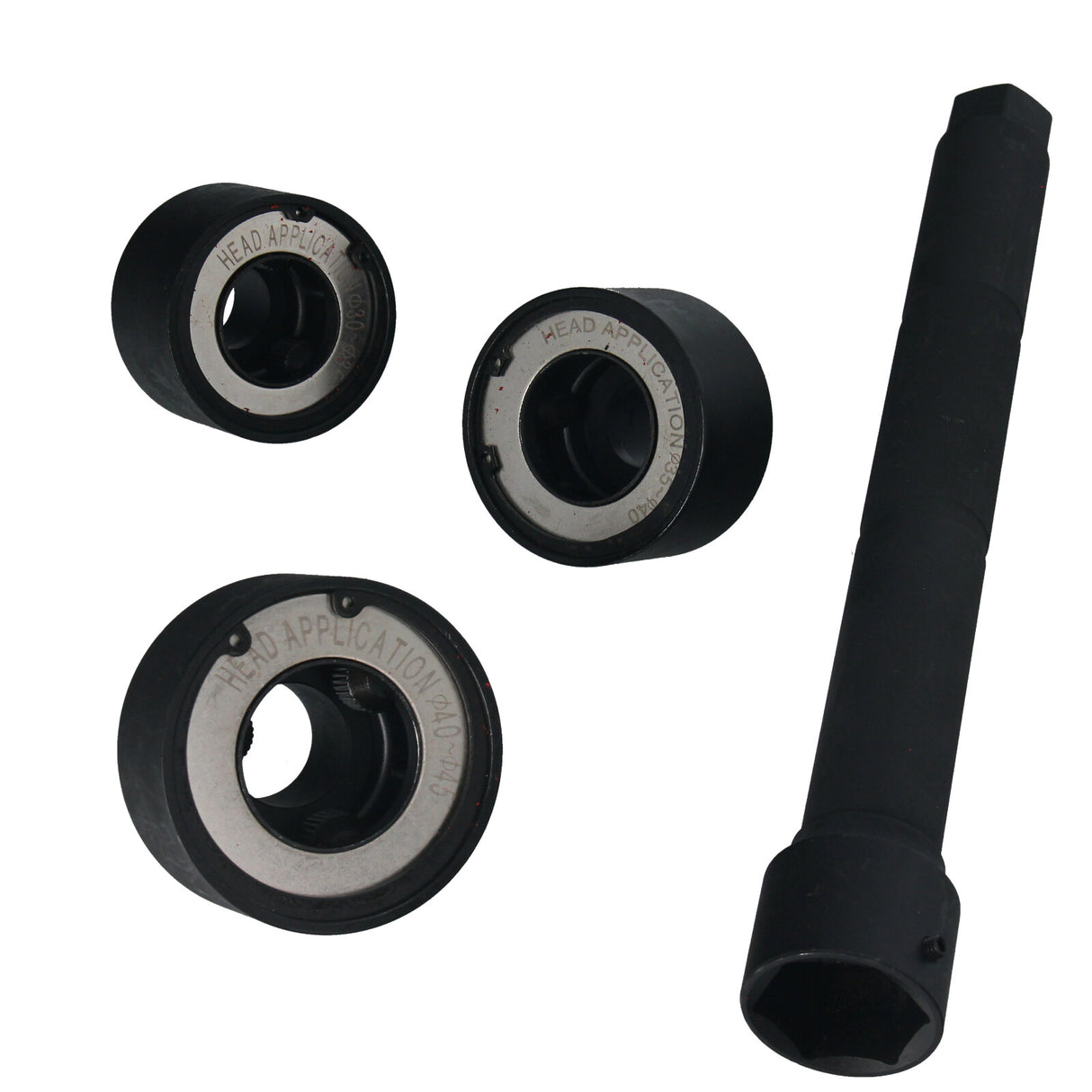 Estrattore per tiranti GEPCO da 30-45 mm, giunto sferico assiale, 4 pezzi.