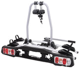 Portabici GEPCO per 2 bici posteriore gancio traino pieghevole 30 kg