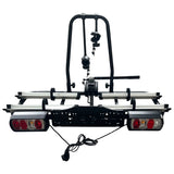 Portabici GEPCO per 2 bici Portabici posteriore per gancio traino per bici elettriche 60 kg