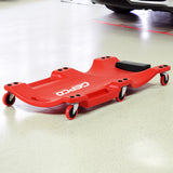 Letto da officina Tavolo da officina con ruote Letto da assemblaggio per auto Letto da officina con lunghezza 100 cm