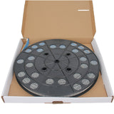 Professionelles Auswuchten eines Rades mit 5g Stahl-Klebegewichten von GEPCO.