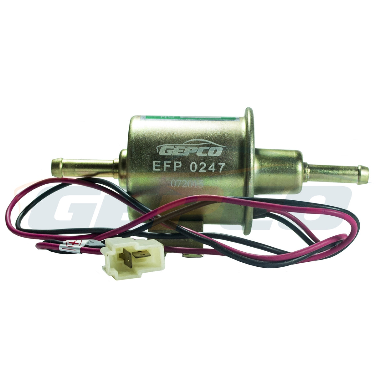 Pompa carburante universale a membrana con filtro D=8mm lunghezza cavo 650 mm