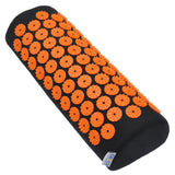 Akupressurmatte inkl. Kissen, Massagematte Nagelmatte Akupunktur 72x42 cm Orange