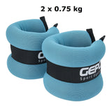2x Knöchelgewichte Sandsäcke Set Handgelenkgewichte für Laufen 0,5 - 2kg