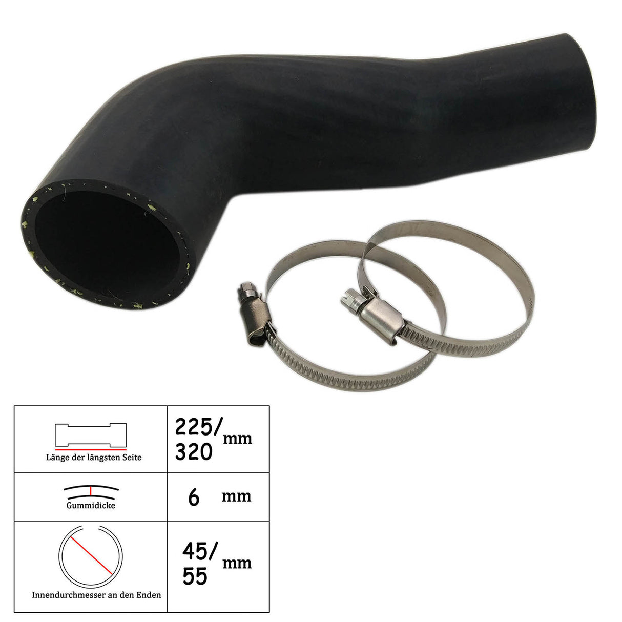 Tubo flessibile turbo Tubo flessibile aria di sovralimentazione Volvo S60 S80 XC70 Cross Country 2.4 D5 AWD