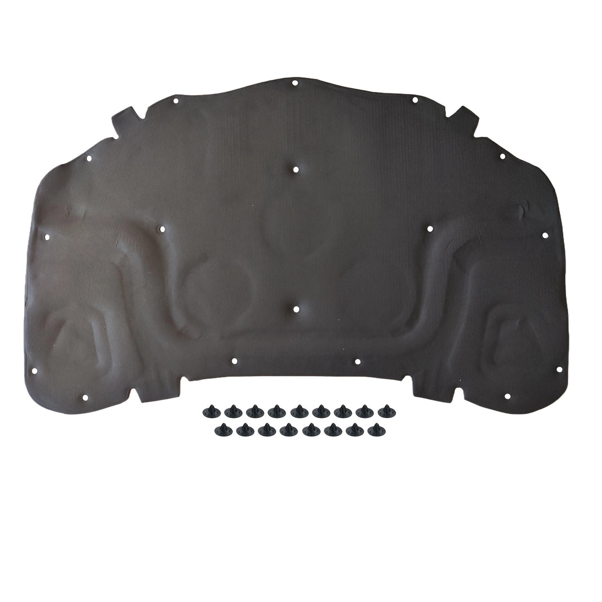 GEPCO Motorhaubendämmung Dämmmatte für MERCEDES GLK X204 2008-2015 mit Clips