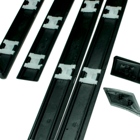 VW Golf 3 Zierleisten Türleisten (3/3) - Detailansicht, schwarz.