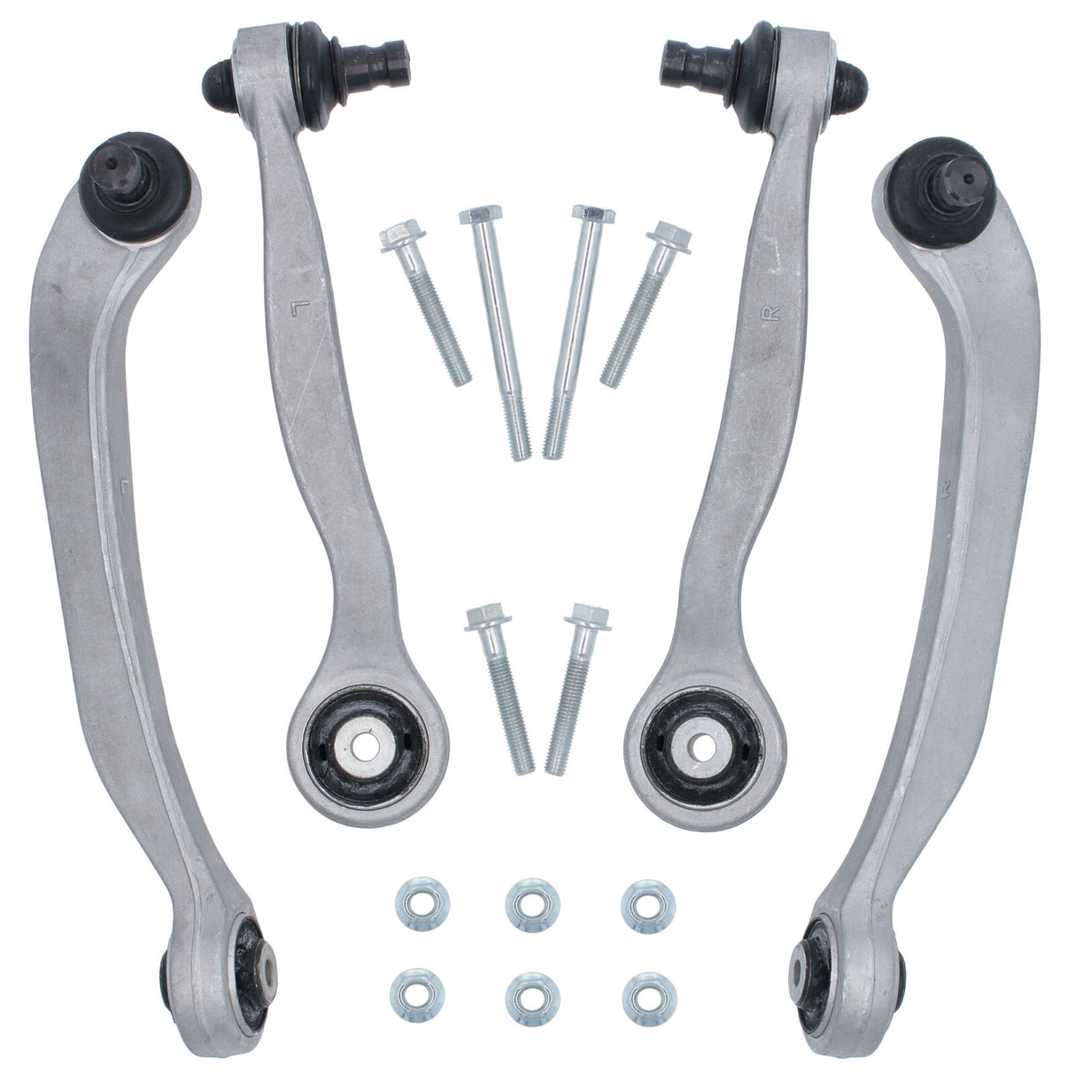 Set braccio oscillante anteriore superiore sinistro destro per Audi A6 C6 Avant 2.0 2.7 3.0 4 pezzi